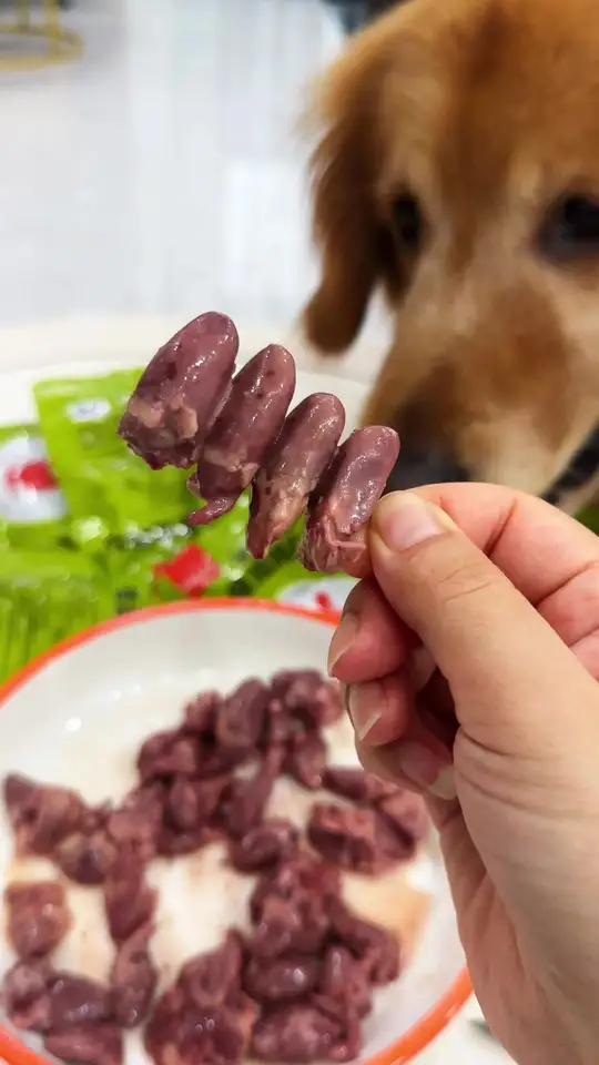 我家狗狗可喜欢吃这个鱼油鸡心了