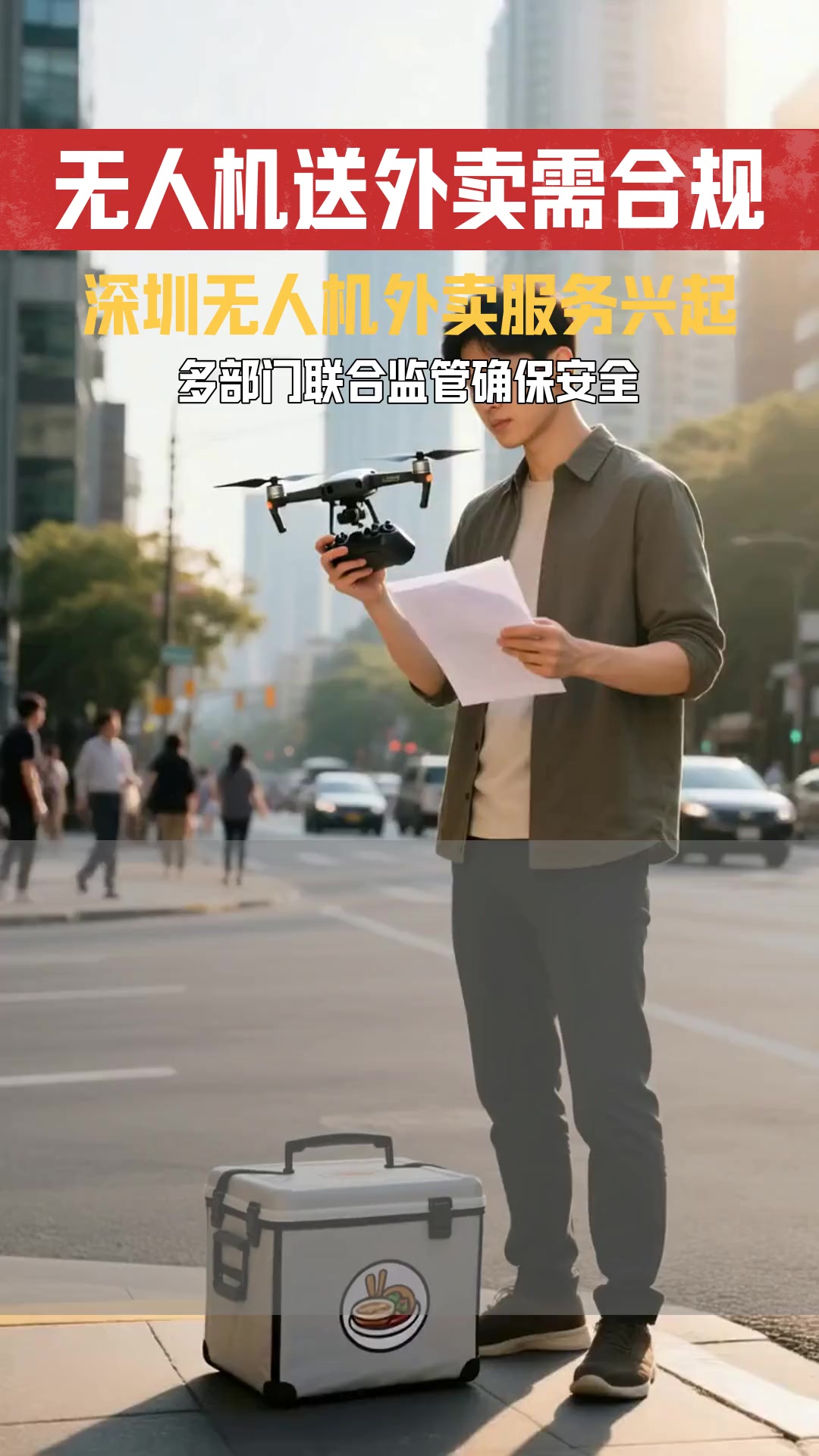 深圳无人机配送外卖等新兴服务 如何确保符合相关执法程序