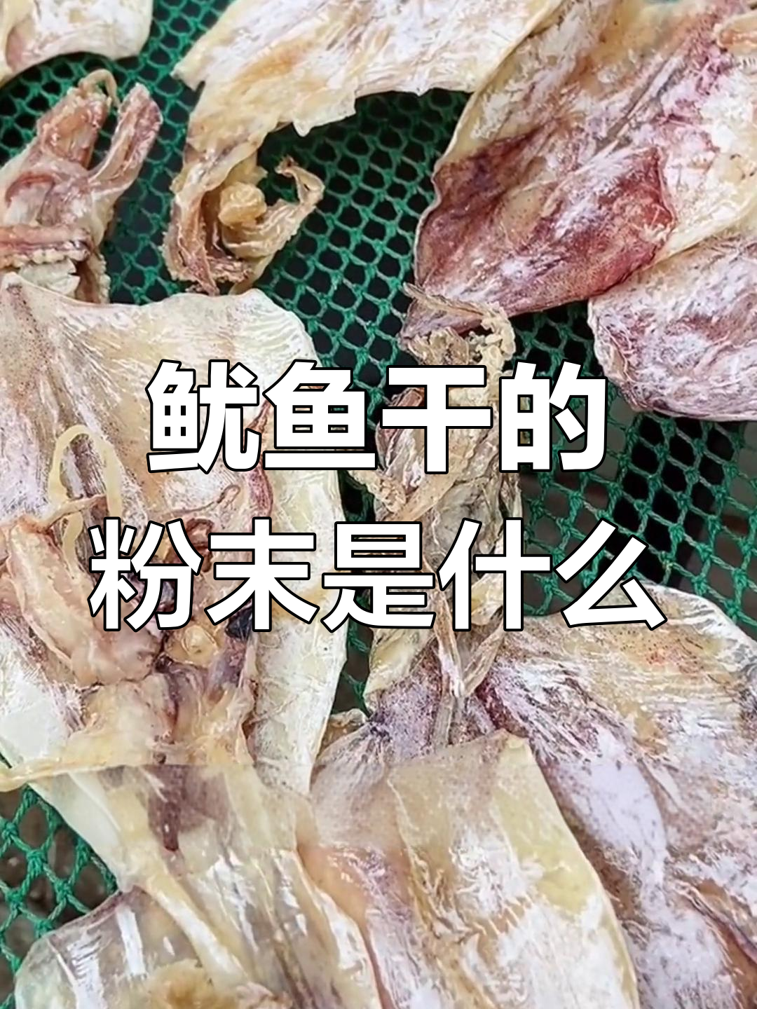 鱿鱼干上的白粉是发霉吗?