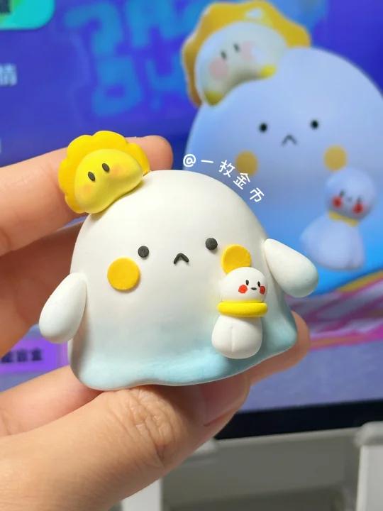 粘土手工|超简单水波蛋教程和材料包分享!