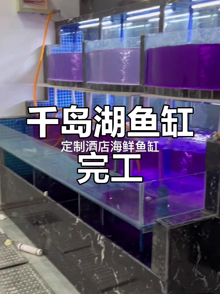 千岛湖海鲜鱼缸安装完成