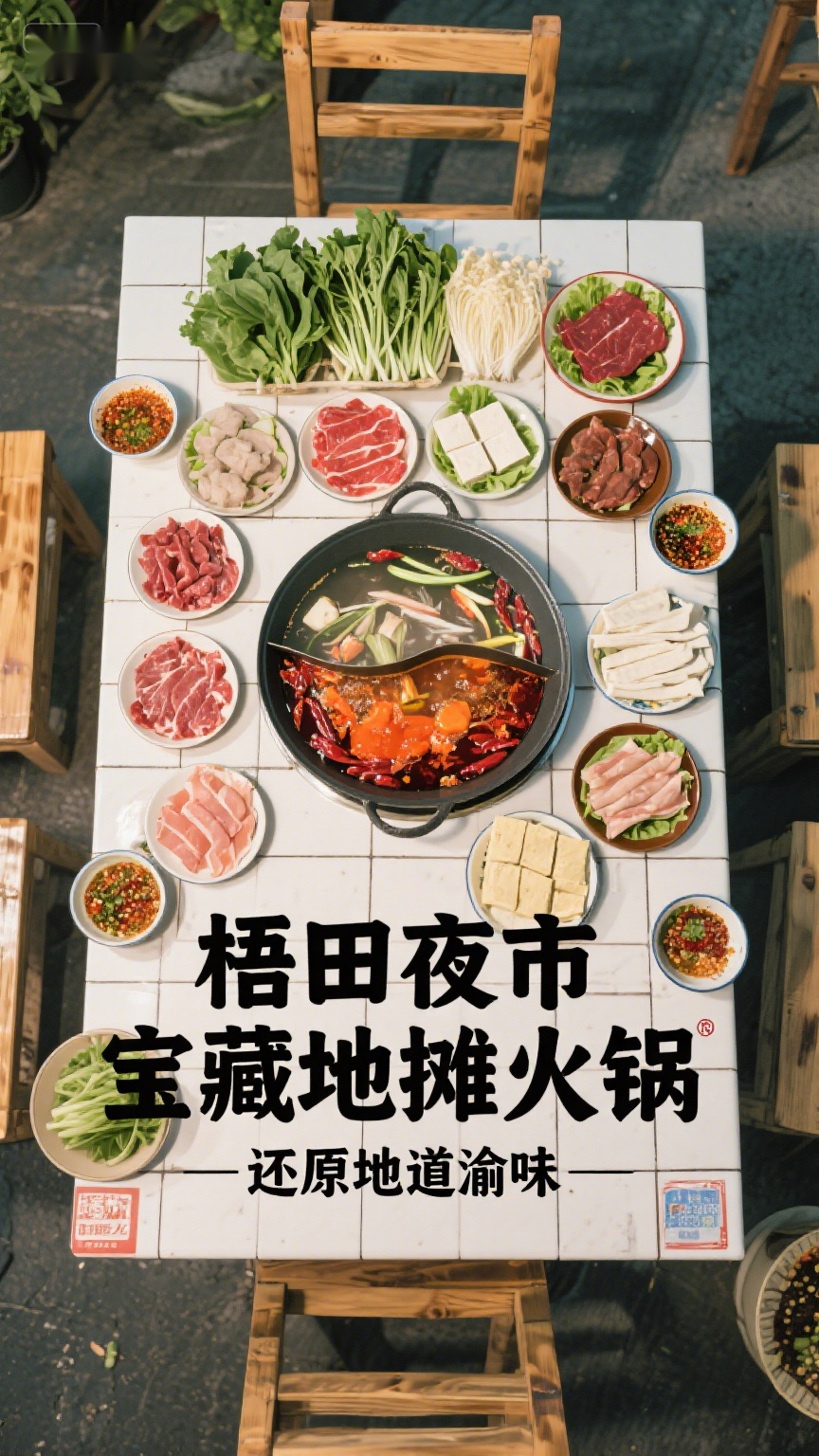 梧田夜市宝藏地摊火锅，还原地道渝味