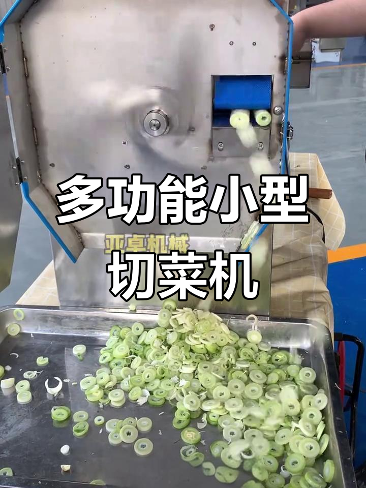 小型多功能切菜机,轻松搞定食堂食材准备