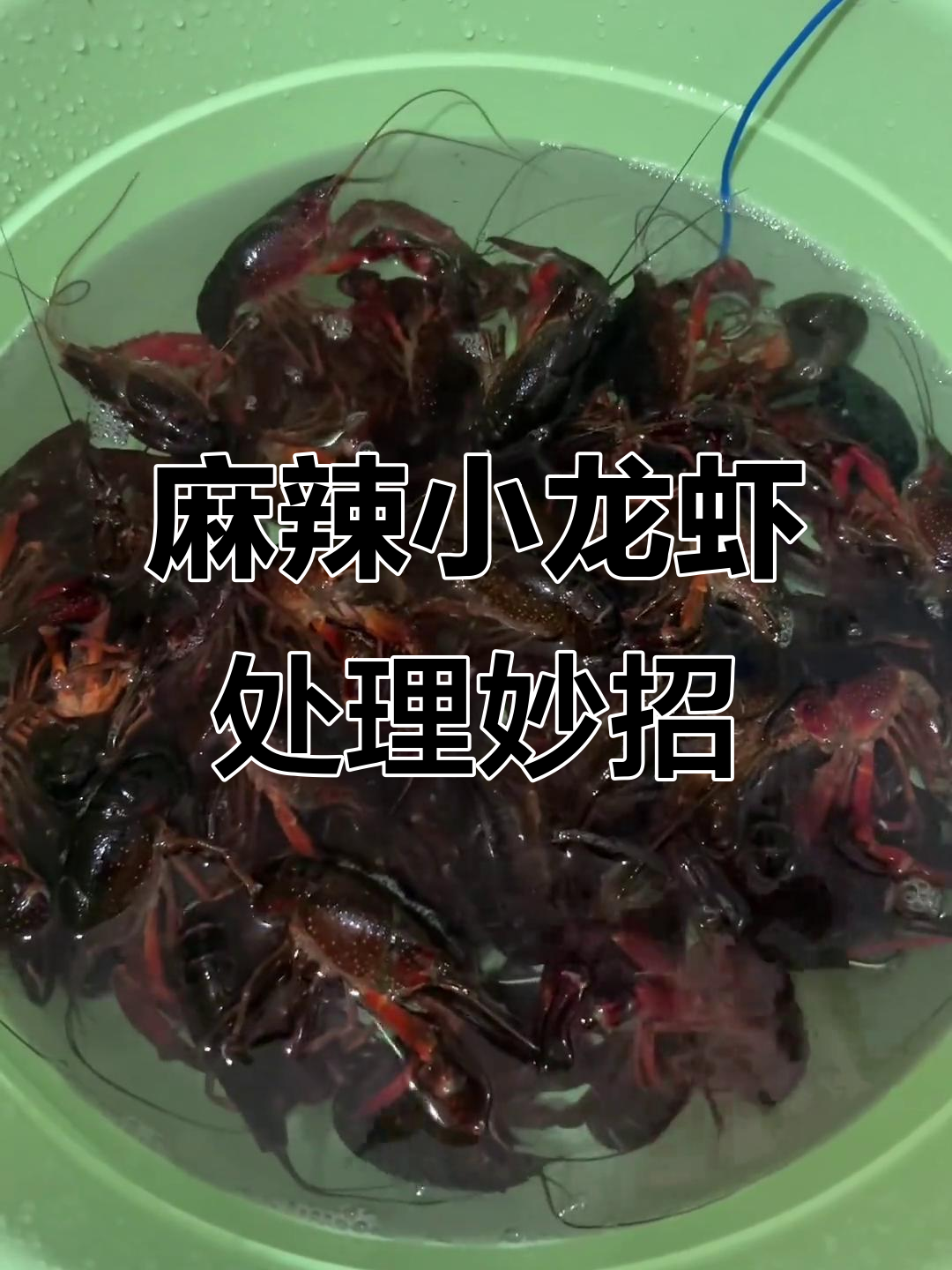 小龙虾轻松去壳，柠檬酸泡一泡就搞定