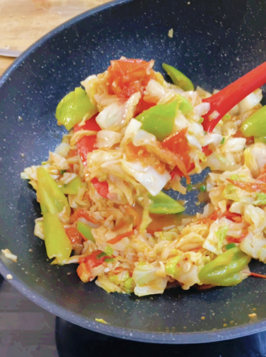 西红柿炒大头菜