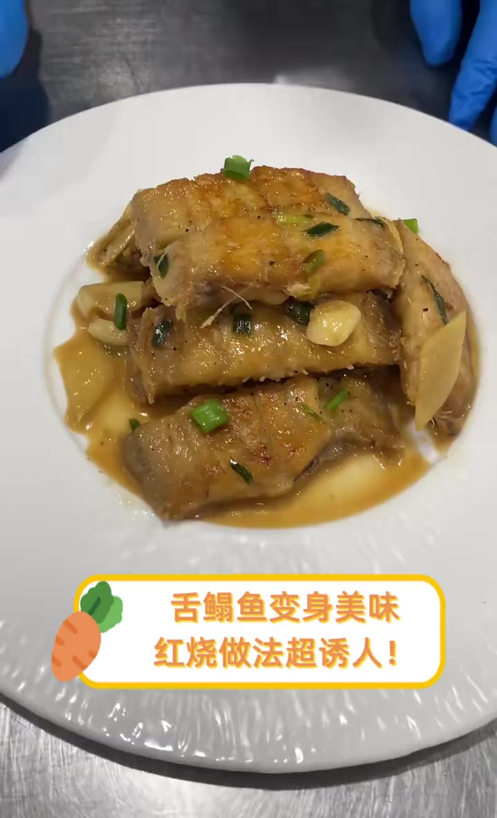 舌鳎鱼变身美味,红烧做法超诱人!
