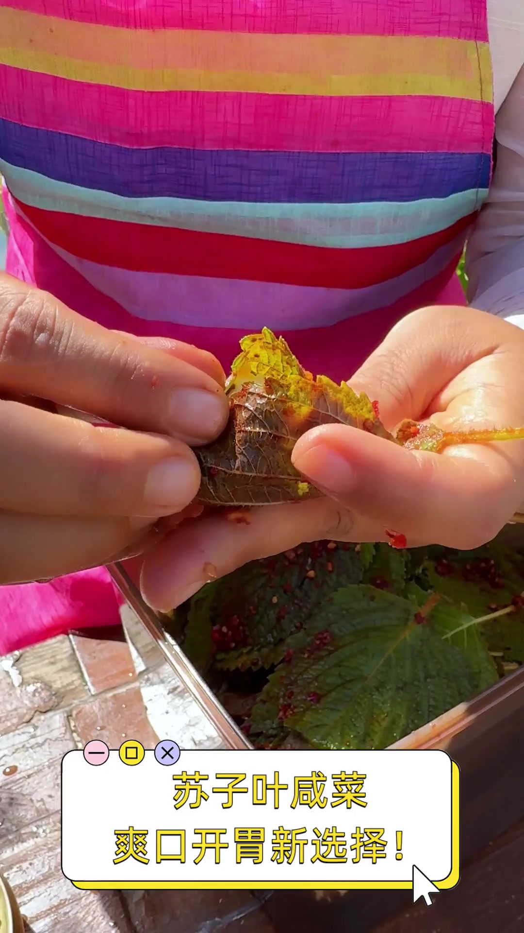 苏子叶咸菜,爽口开胃新选择!