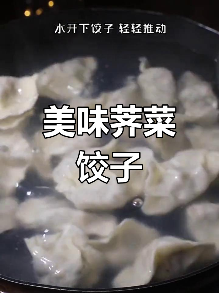 荠菜猪肉水饺,口感鲜美,营养丰富,野味十足