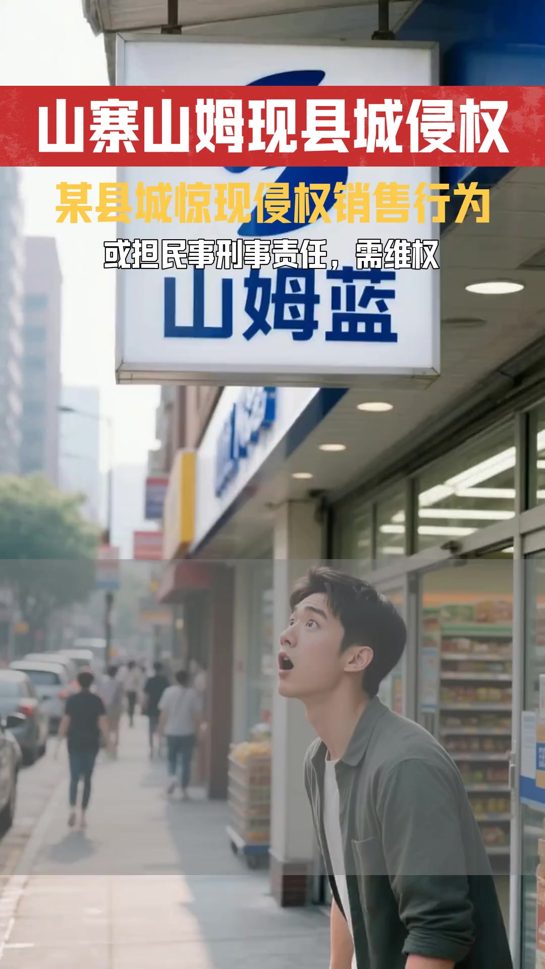 山寨山姆超市下沉县城销售 其行为是否构成侵权