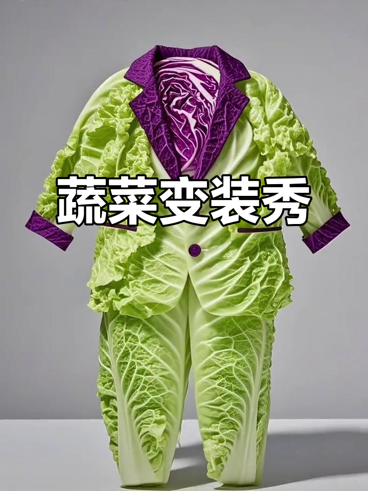 蔬菜创意服装大变身,手工制作惊艳全场