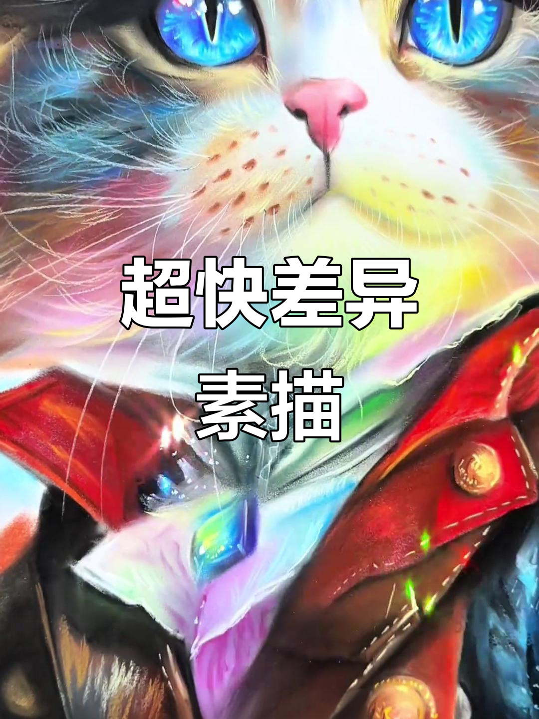 富贵海盗猫特色素描,快速切换多种风格