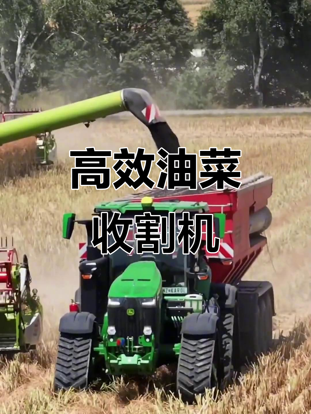 油菜收割机：现代农业的利器，助力高效作业