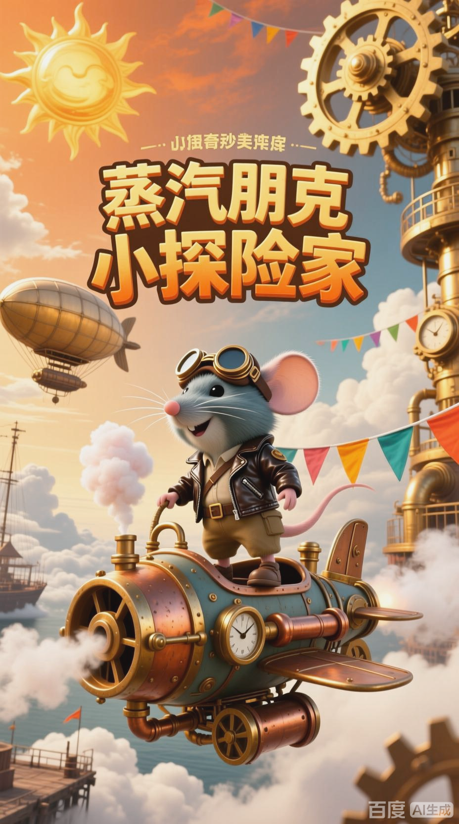 蒸汽朋克小探险家的奇幻之旅