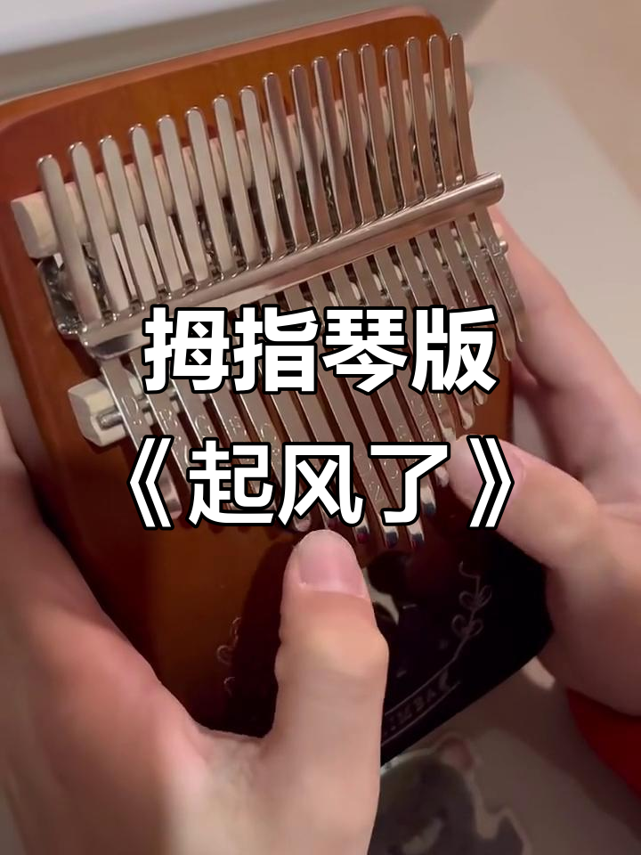 拇指琴演奏《起风了》,音符随风起舞