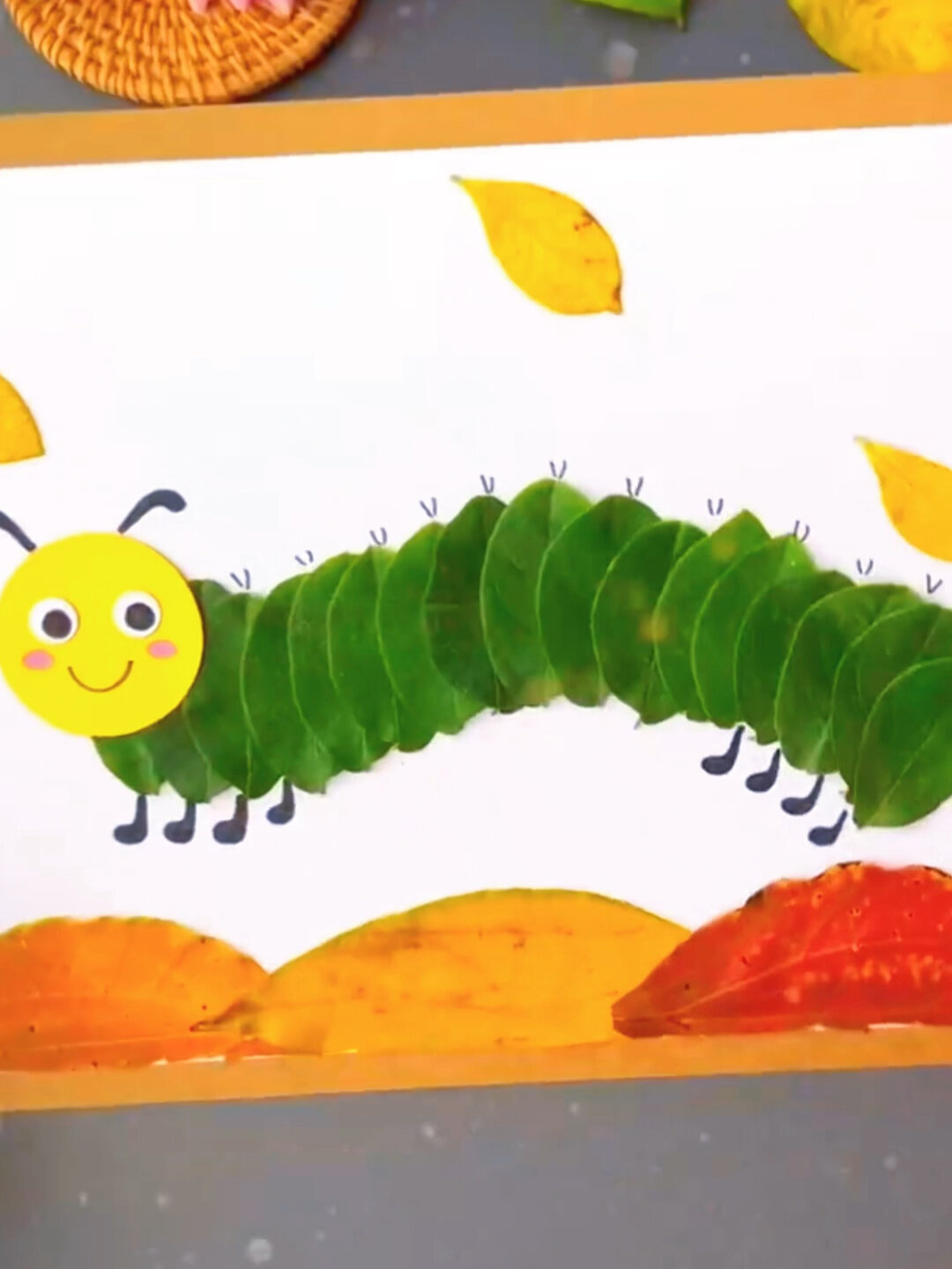 树叶剪贴画