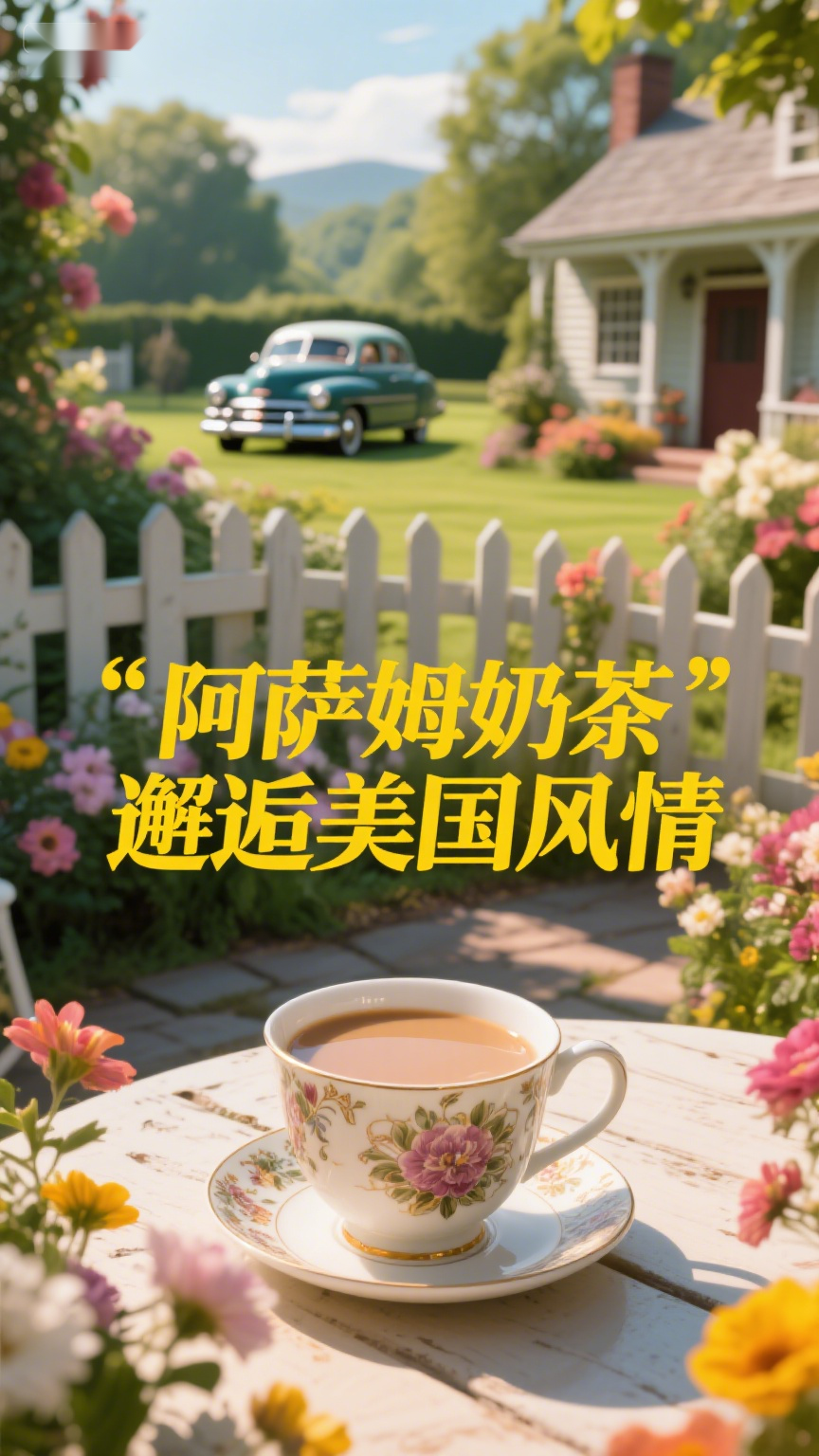阿萨姆奶茶邂逅美国风情