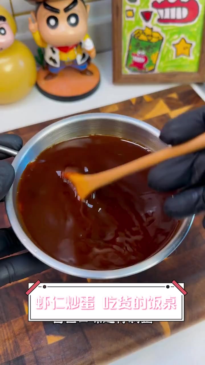 虾仁炒蛋,吃货的饭桌