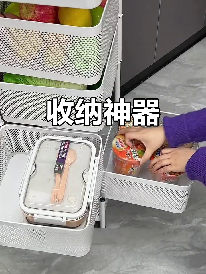 免安装置物架,角落空间利用最大化,果蔬零食轻松收纳