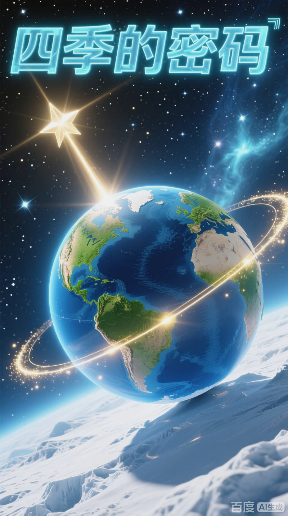 地球公转与四季成因的3D解析