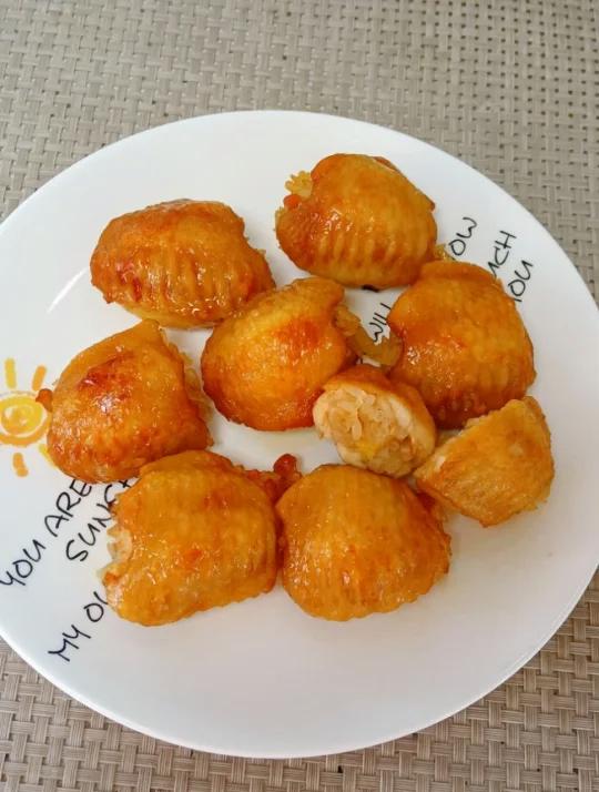 鸡翅包饭这么做孩子吃到撑
