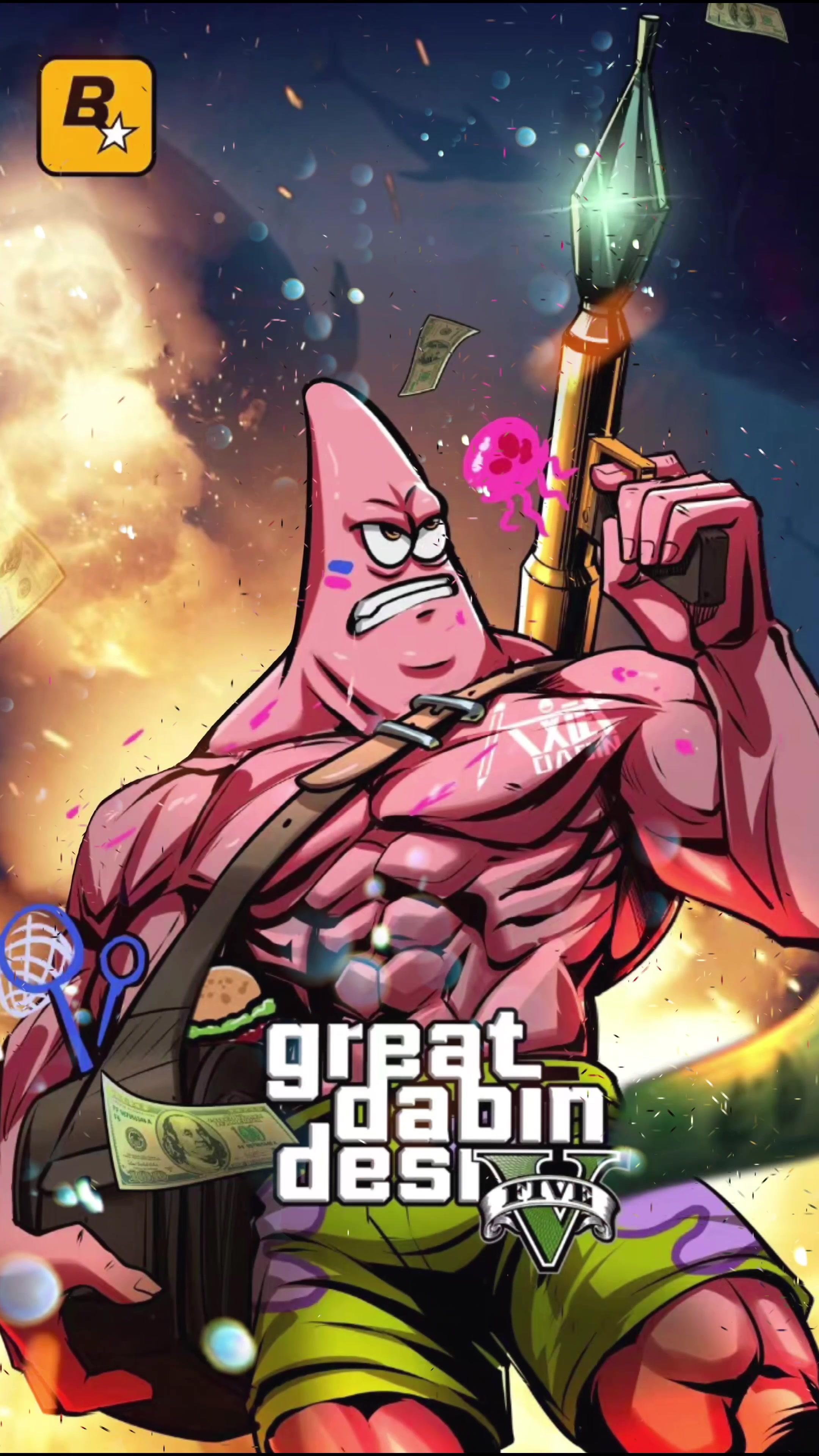 画画 派大星 绘画设计之派大星