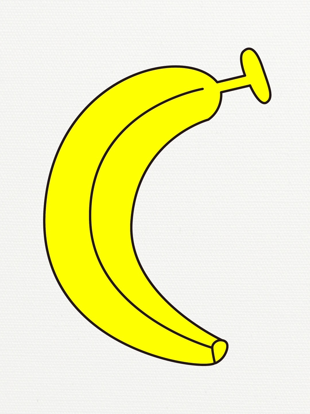香蕉简笔画