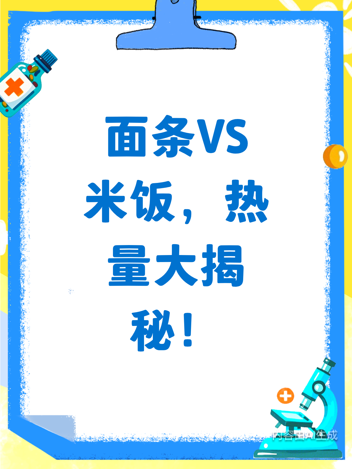 营养师揭秘：面条VS米饭，谁热量更高？