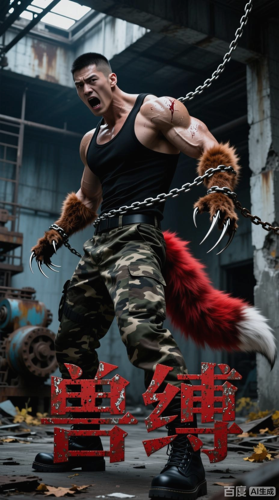 肌肉男变身狐狸宠物，惊险遭遇黑衣人