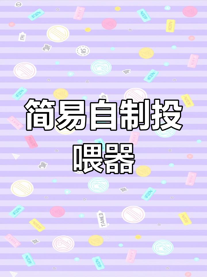 自制鱼缸定时喂食器,简单材料轻松搞定