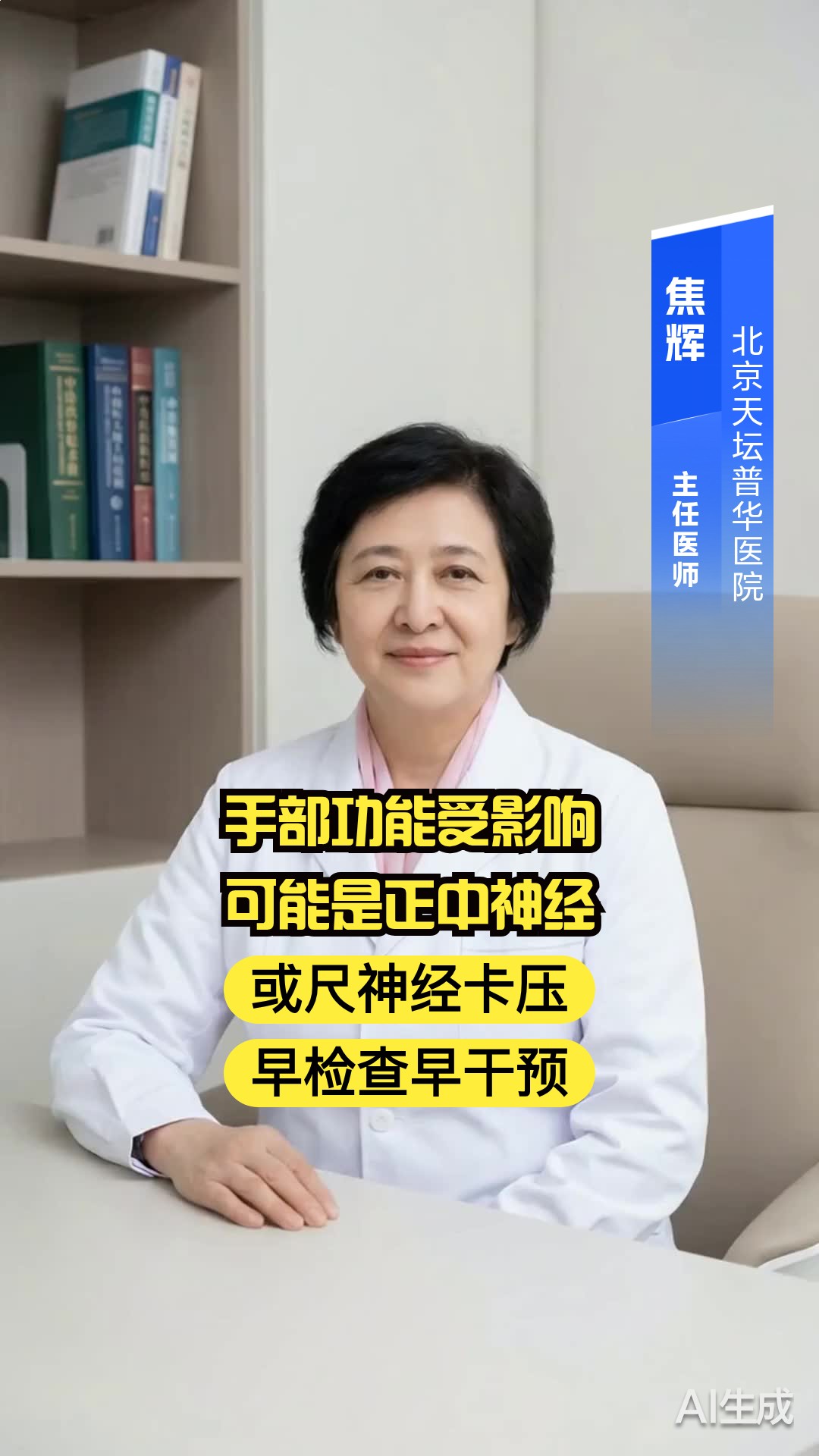 手部功能受影响？可能是正中神经或尺神经卡压，早检查早干预