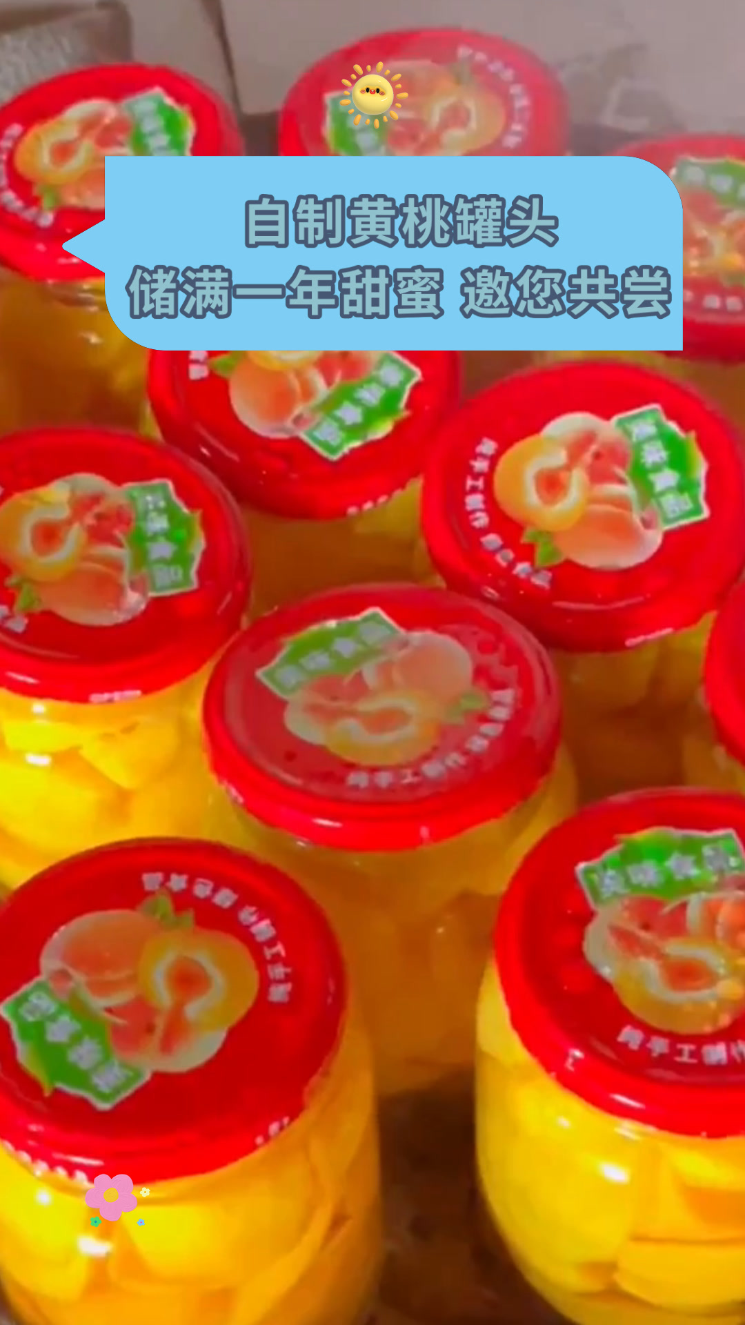 自制黄桃罐头储满一年甜蜜 邀您共尝