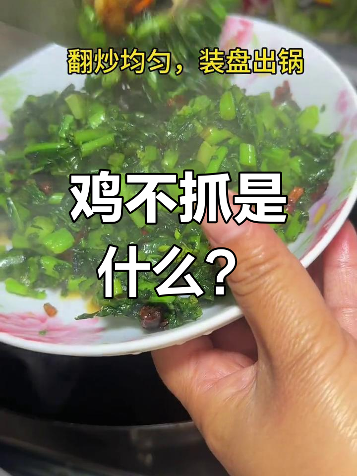 湖北野菜“鸡不抓”的秘密