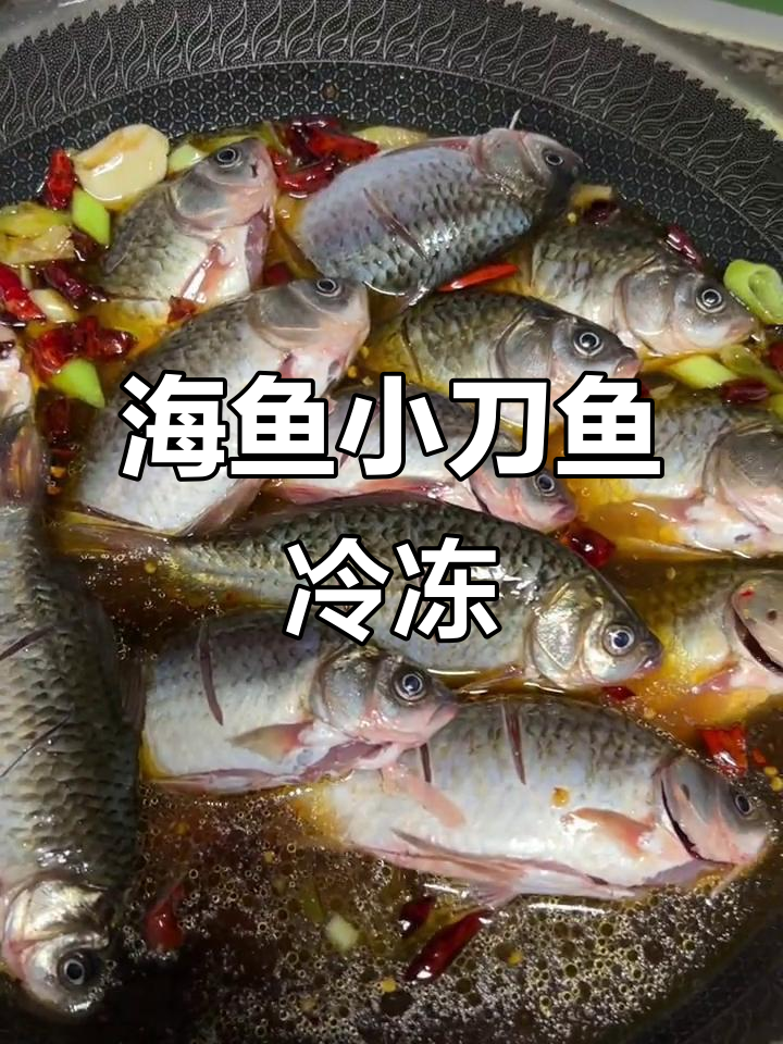 用海鱼换的小刀鱼,天冷做小鱼冻吃!