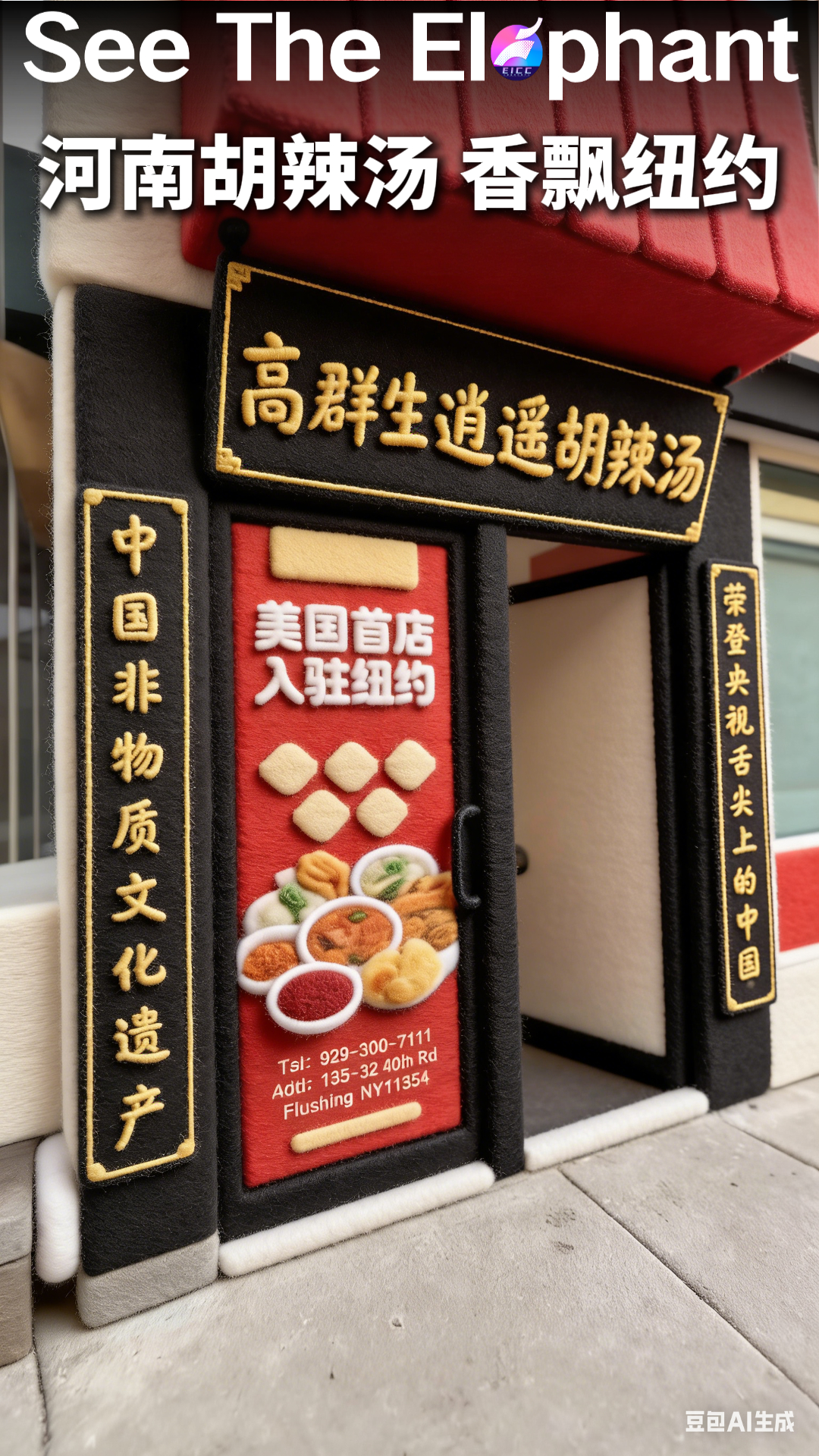 胡辣汤纽约首店开业 中原风味香飘世界