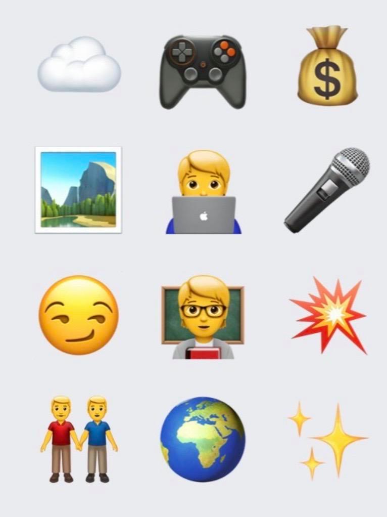  苹果emoji表情包更新了 那你集齐3790官方表情符号之后也就发现一个不得了的东西#创