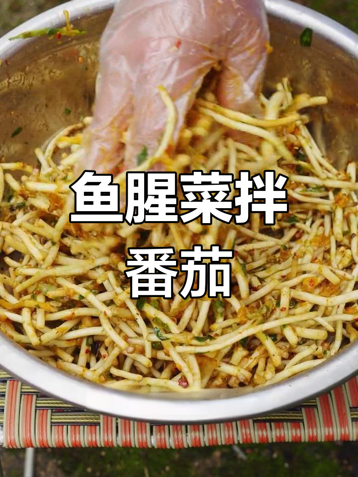 鱼腥菜拌番茄,香辣爽口又下饭
