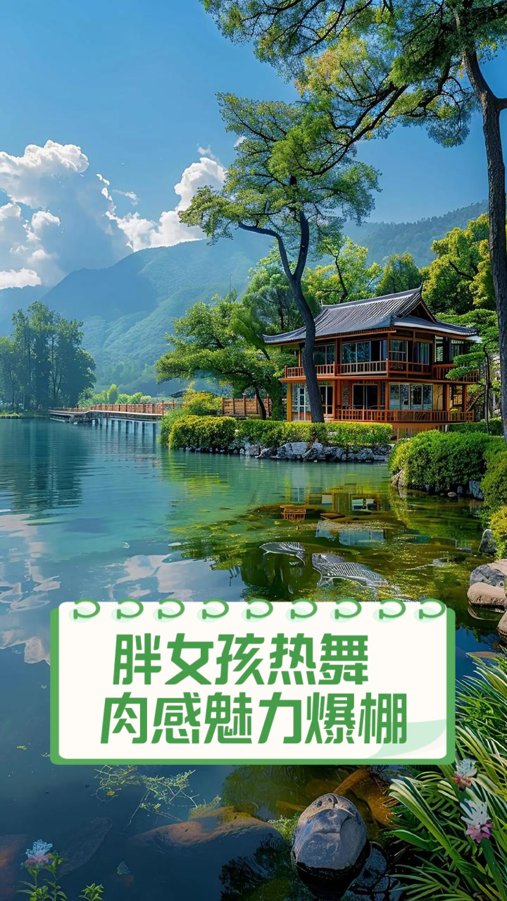 胖女孩热舞,肉感魅力爆棚