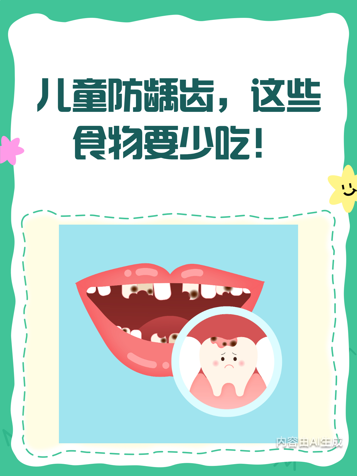 儿童龋齿“黑名单”!年糕汤圆要少吃