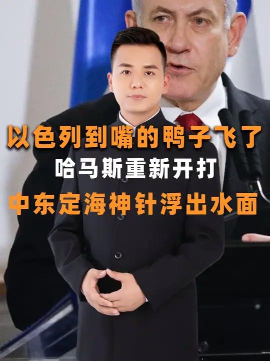以色列到嘴的鸭子飞了，哈马斯重新开打，中东定海神针浮出水面 深度硬核计划