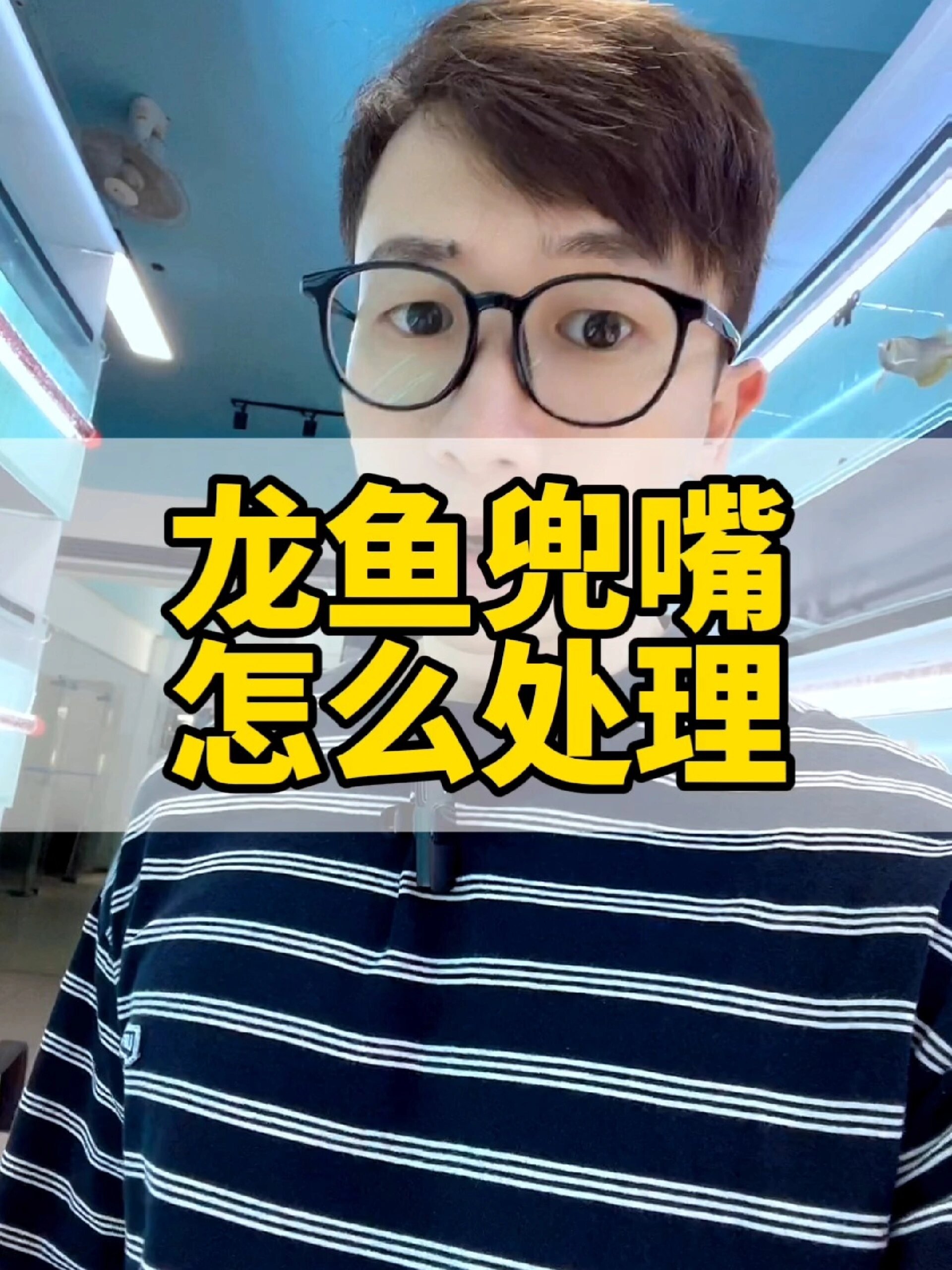 一招教你,龙鱼兜嘴怎么处理