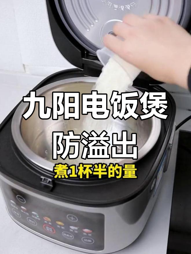 九阳电饭煲煮粥不溢锅,效果惊艳
