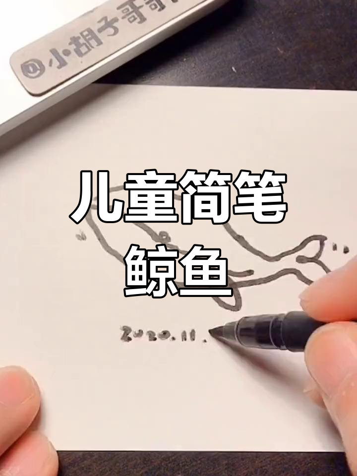 一笔画鲸鱼,简单又有趣!