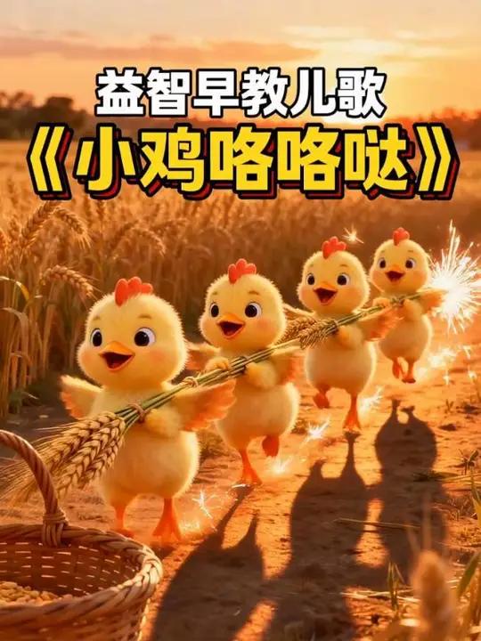 律动儿歌《小鸡咯咯哒》来啦,快跟着欢快的小鸡们律动起来吧