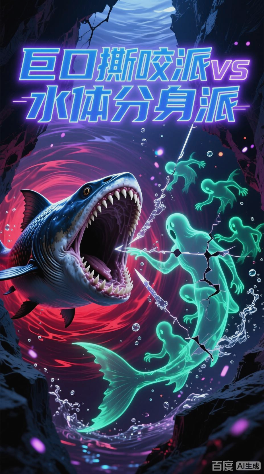 巨口鱼VS水影鬼:机制对决