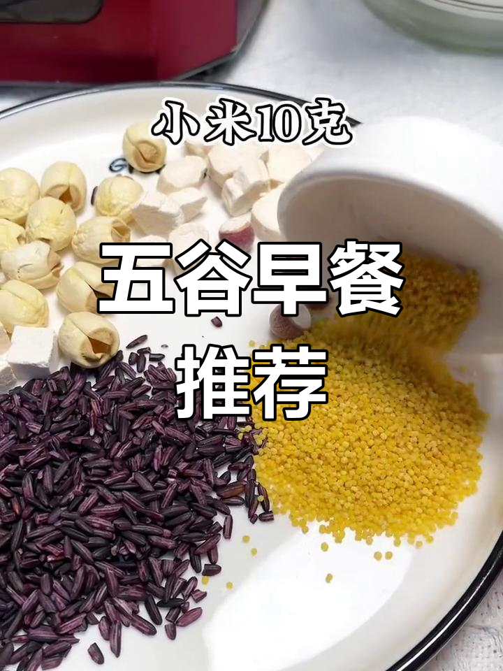 每天换花样,五谷早餐让孩子脾胃健康,营养又美味!