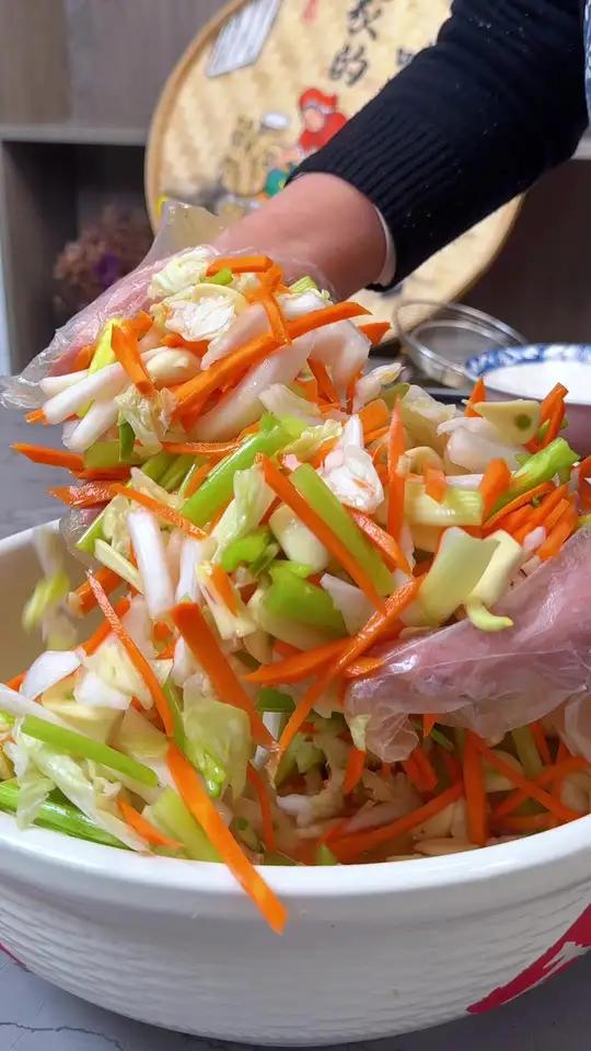 河南特色腌冻菜 美食 腌冻菜 开胃菜