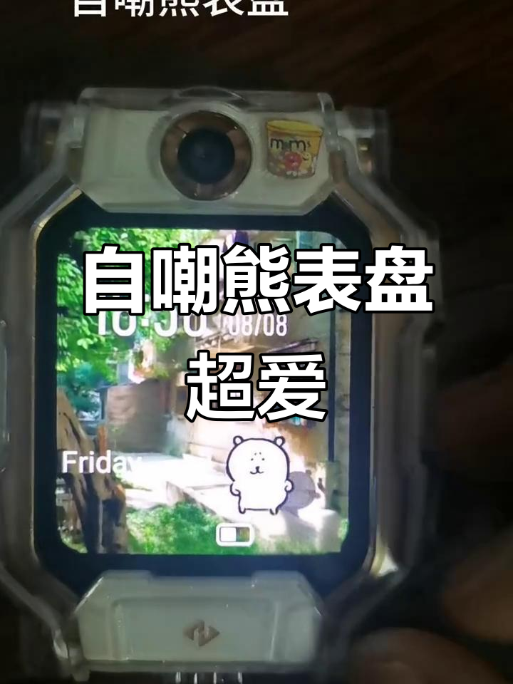 我的自嘲熊表盘,真是太喜欢了!
