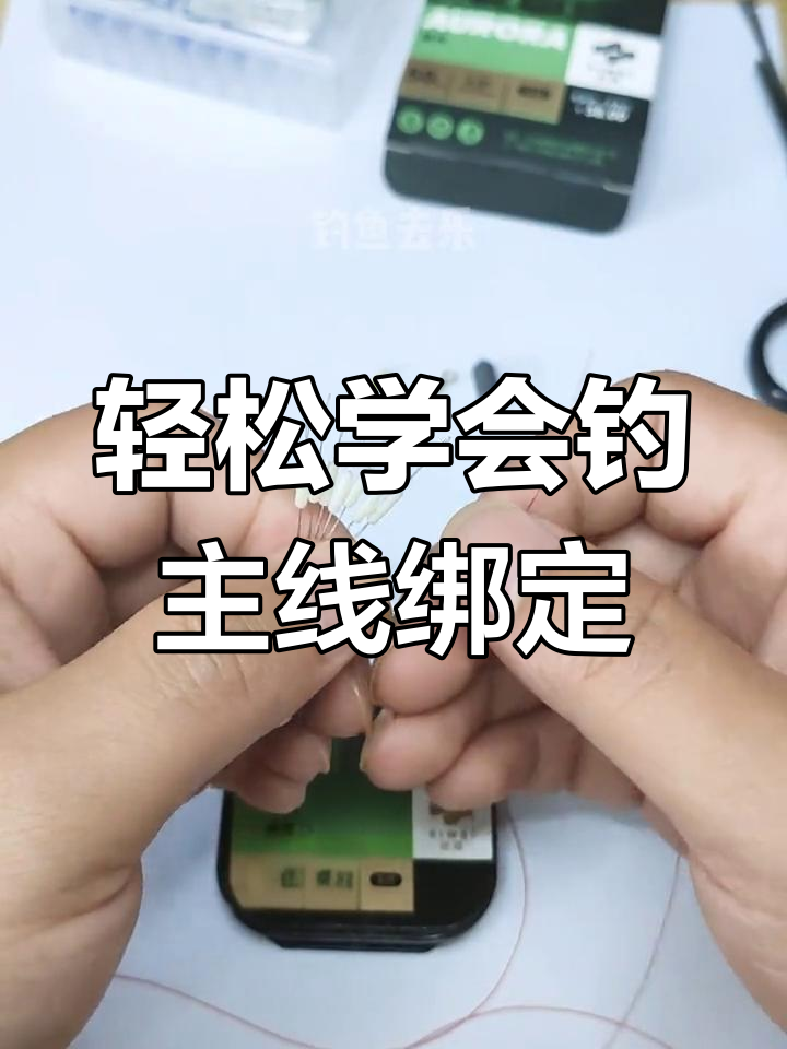 钓鱼主线绑法全解析,简单又实用!