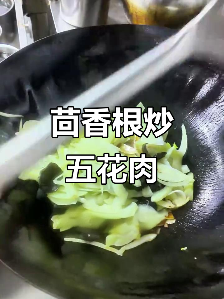 茴香根炒肉,做法超简单!学会这道家常菜