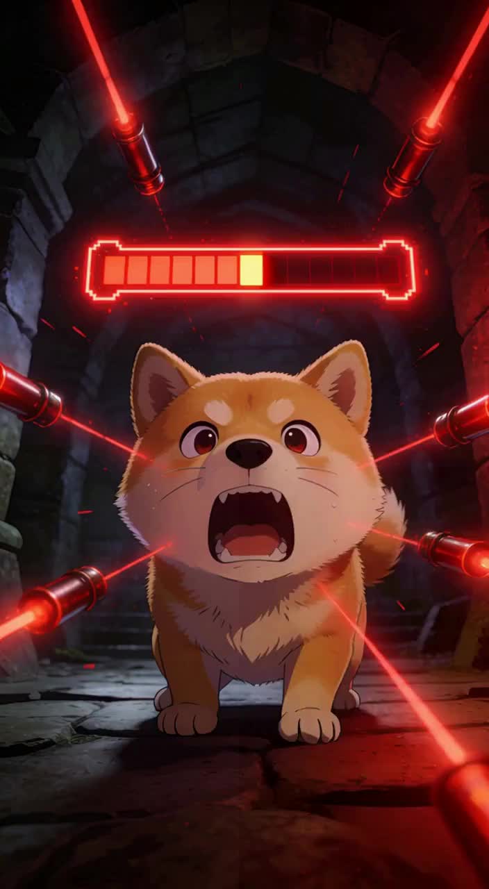 柴犬濒死？秒变肌肉猛犬挡子弹！